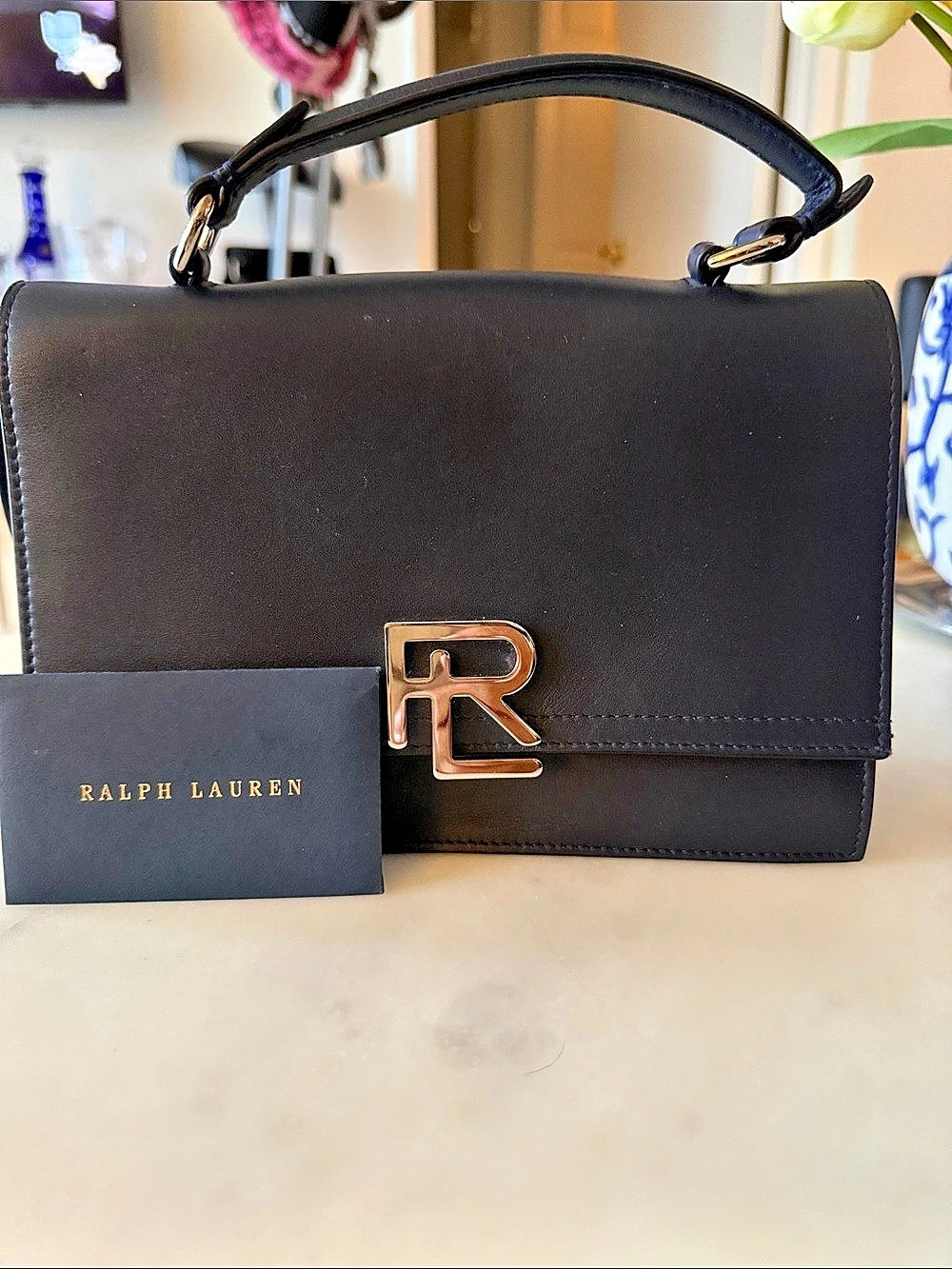 Ralph Lauren Shoulder Bag in Black Like New
